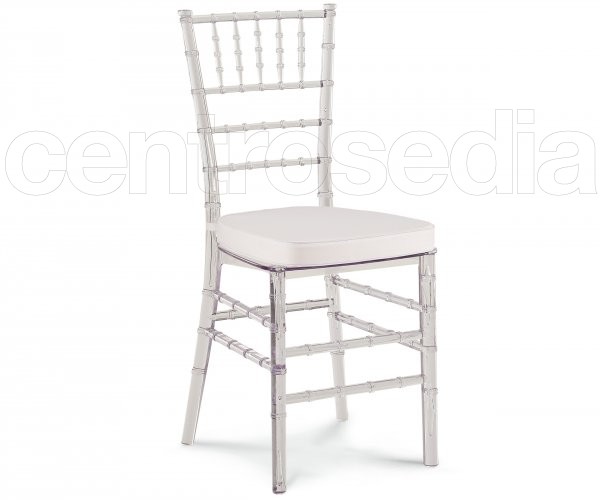 "Chiavarina" Clear Catering Chair