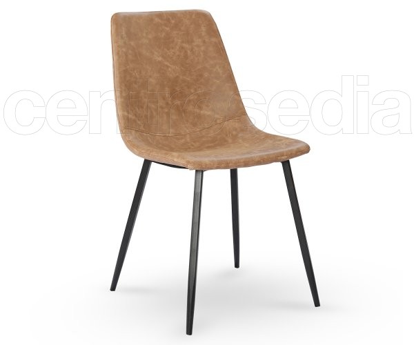 "Kia" Metal Upholstered  Chair