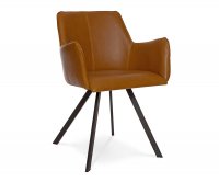 "Roxane" Metal Upholstered Chair