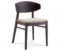 "Kia" Metal Upholstered  Chair - Padded Seat